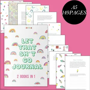 Anxiety Relief Journal, Gratitude Practice Book, Release Negative Energy, Find Happiness, Mental Health & Emotional Healing Guide