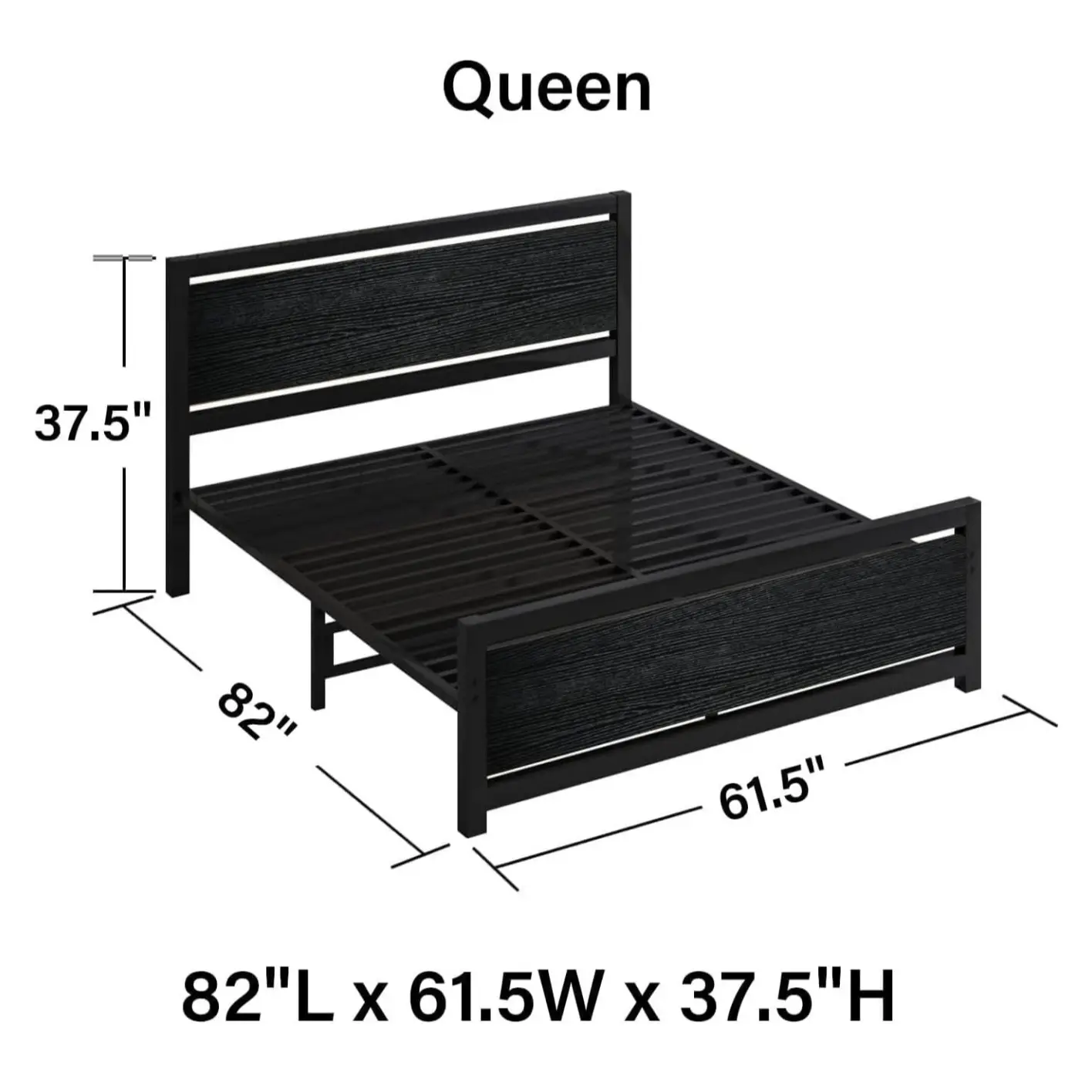 Queen Size Black