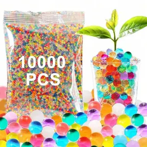 10000 Pcs Water Gel Jelly Beads, Water Gel Bead For Vase Filler, Wedding Centerpiece, Christmas Decorations, Festive Floral Decoration Ornaments Fer Mix Color