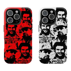 Vintage Che Guevara Mugshot Tough Phone Case Retro Revolution Art Cover Perfect Gift for Her Him Compatible for iPhone 11 12 13 14 15 16 17 Pro Max Plus Air Mini Historical Icon Pop Art Grunge Aesthetic Rugged Defender Shell