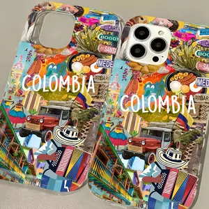 Phone case: Colombian cultural design phone case, suitable for iPhone 17/16e/16/15/14/13/12/11 Pro Max/Mini/Air/XR/XS/X/7/8 Plus, soft TPU back case