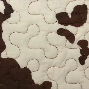 Elsa Cowhide Reversible Quilt Swatch