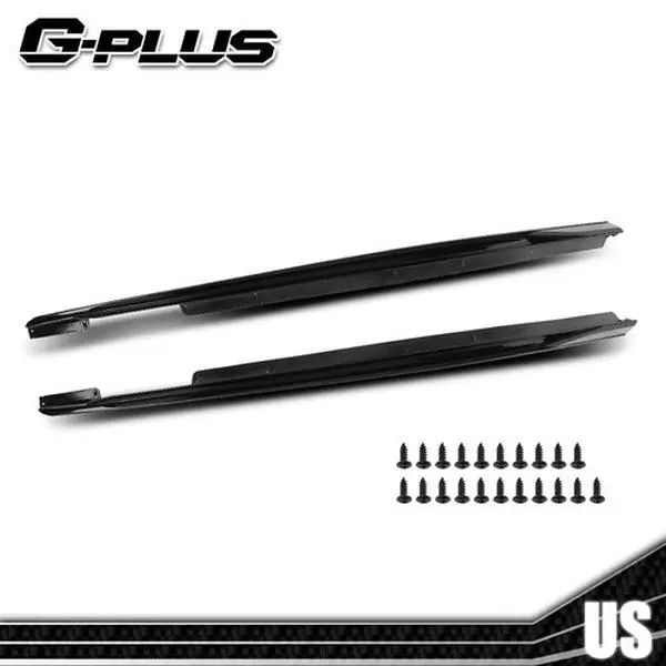 MOTOR GPLUS Gloss Black Side Skirts Rocker Panel, Auto Parts Accessories, Car Exterior Chrome Trim Accessory Fit for 2020-2025 BMW G06 X6 M Sport, Car Accessories