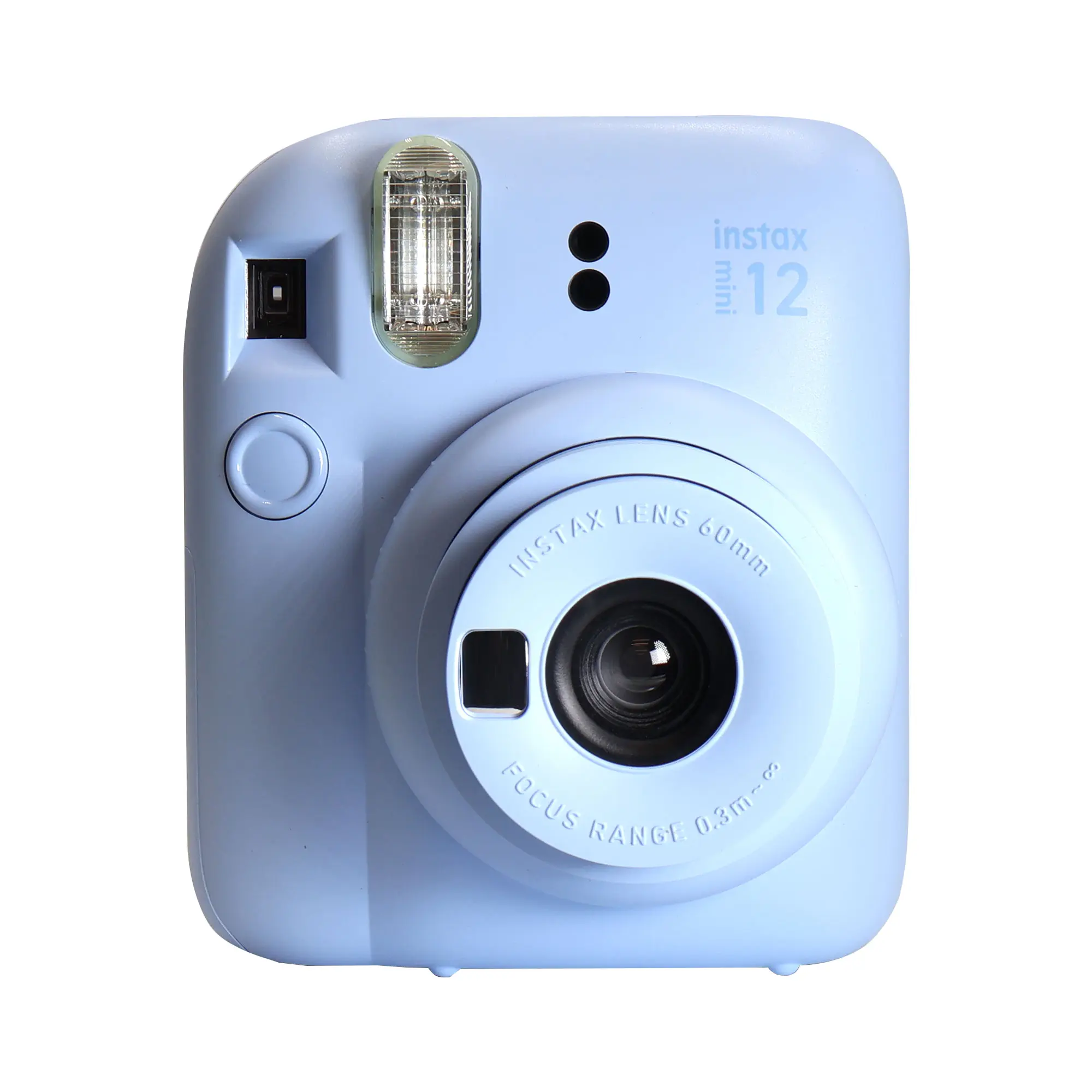 FUJIFILM INSTAX MINI 12 Instant Film Camera - Pastel Blue, Built-In Flash, High-Quality Lens, Selfie-Friendly Design