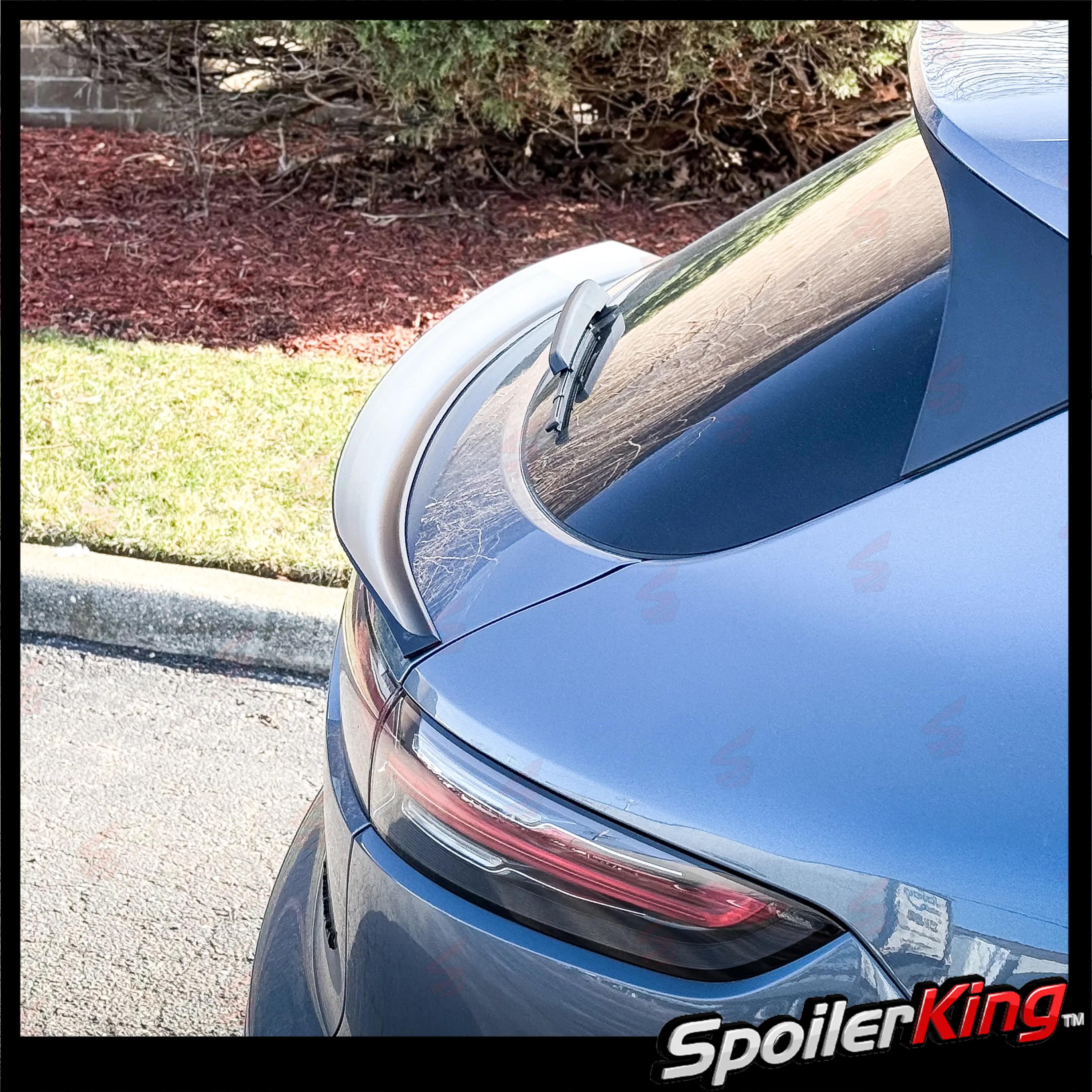 Rear Mid Wing Spoiler (284.2P) for Porsche Cayenne 2019-2026 SUV