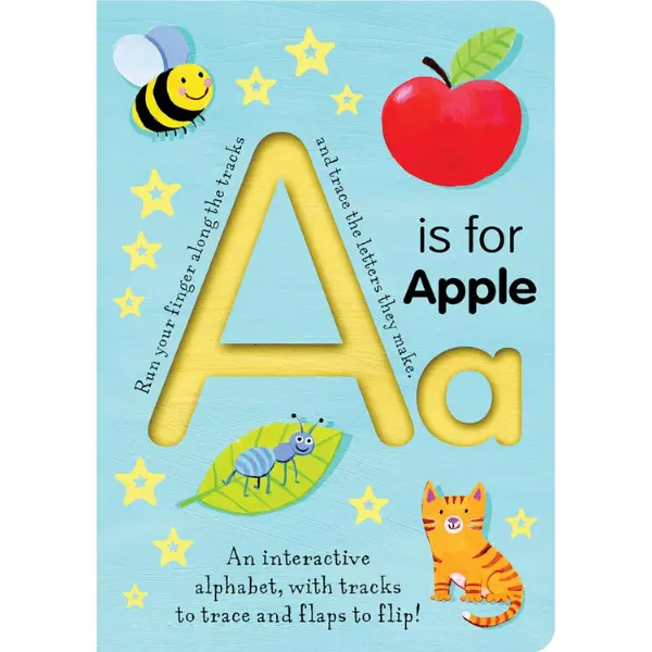 A is for Apple: An Interactive Alphabet With Tracks to Trace and Flaps to Flip! (Smart Kids Trace-and-Flip)