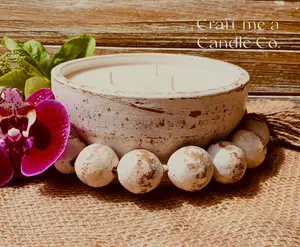 Pottery Clay Bowl Candles- Soy Wax Candles- Handcrafted Candles