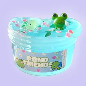 Pond friends, clear slime