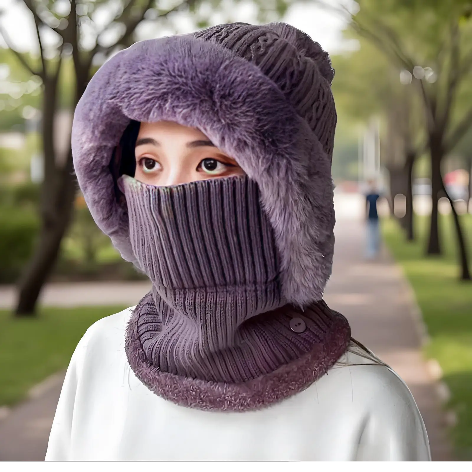 Hat Cap Winter Warm Windproof Balaclava Face Mask Hood Thermal Protection for Men Women Snowboarding Skiing Cycling Running Outdoor Adventures
