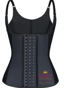 Kings and Queen's Waist Trainer Adjustable Compression Shape Wear for Firm Support and Smooth Silhouette Ideal for Daily Wear or Workouts with Hook-and-Eye Closure