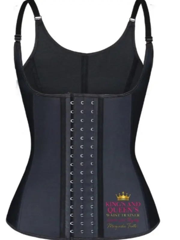 Kings and Queen's Waist Trainer Adjustable Compression Shape Wear for Firm Support and Smooth Silhouette Ideal for Daily Wear or Workouts with Hook-and-Eye Closure