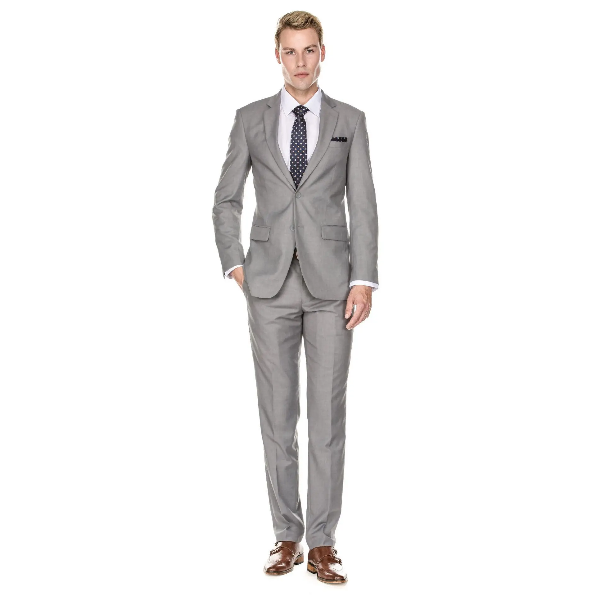 Braveman Men's Classic Fit 2PC Suits Braveman Men's Classic Fit 2PC Suits