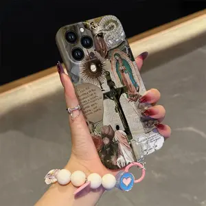Vintage Sacred Cross suit bracelet Art phone case Case is Suitable For VIVO V20PRO/U10/T1PRO5G/T1/S7/S16PRO/S165G/S15E/S15PRO/S125G/IQOOU5X/U3/IQOOU1X/IQOO11PRO/IQOO11 with PET Shock proof, Fashionable and durable design