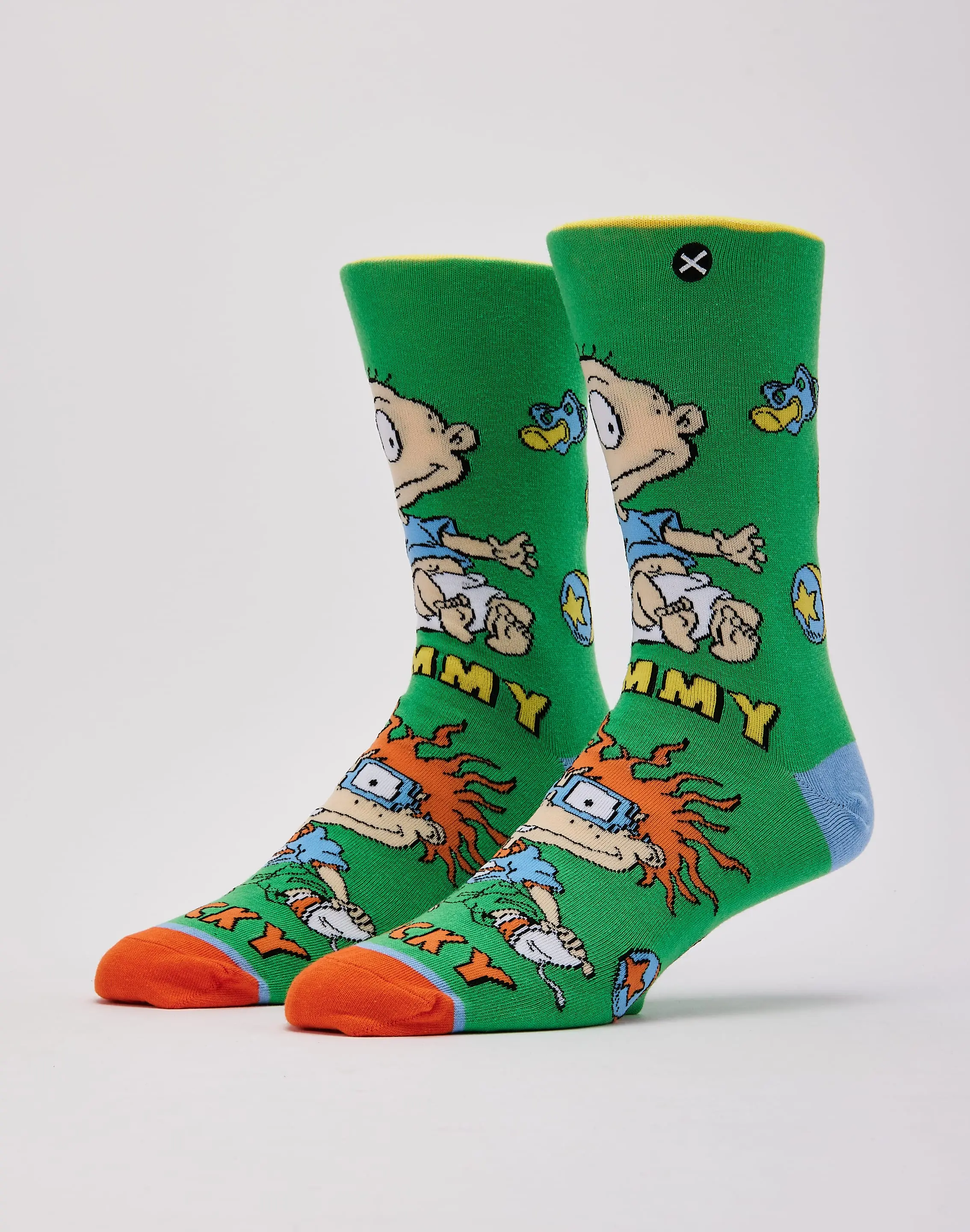 Mens Odd Sox Rugrats Tommy & Chuckie Crew Socks