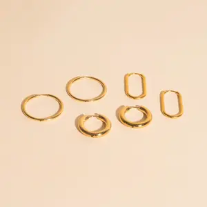 FeatherTUFF™ Basic Hoop Earrings 3-pack - Large