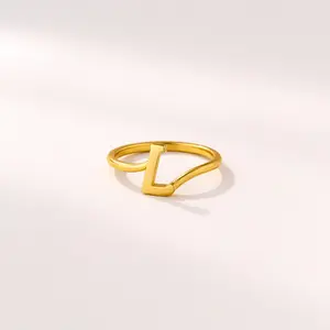 Initial Ring Gift, Customized Letter Ring, Personalize Letter Ring, Letter Keepsake Ring, Bridesmaid Wedding Ring, Minimalistic Initial Ring