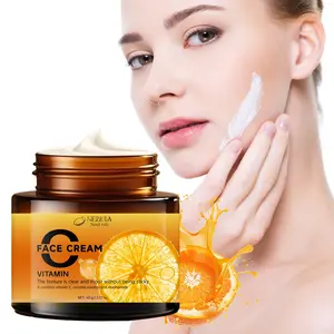 1pc Vitamin C Moisturizing Face Cream, Hydrating Face Cream with Vitamin C Extracts, Deep Hydration, Gentle Repair, Suitable for Sensitive Skin