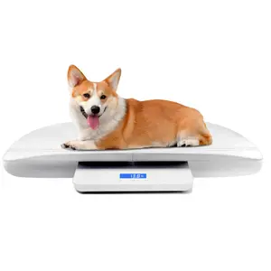 Digital Pet & Baby Scale, 3 Weighing Modes(kg/oz/lb), Max 220lbs, Precision up to 0.02lbs, White, Suitable for Infant, Puppies, Mom