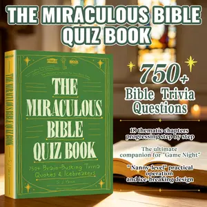 The Miraculous Bible Quiz Book – 750+ Brain-Busting Bible Trivia Questions & Icebreakers | Fun Christian Party Game for Family, Church Groups & Friends