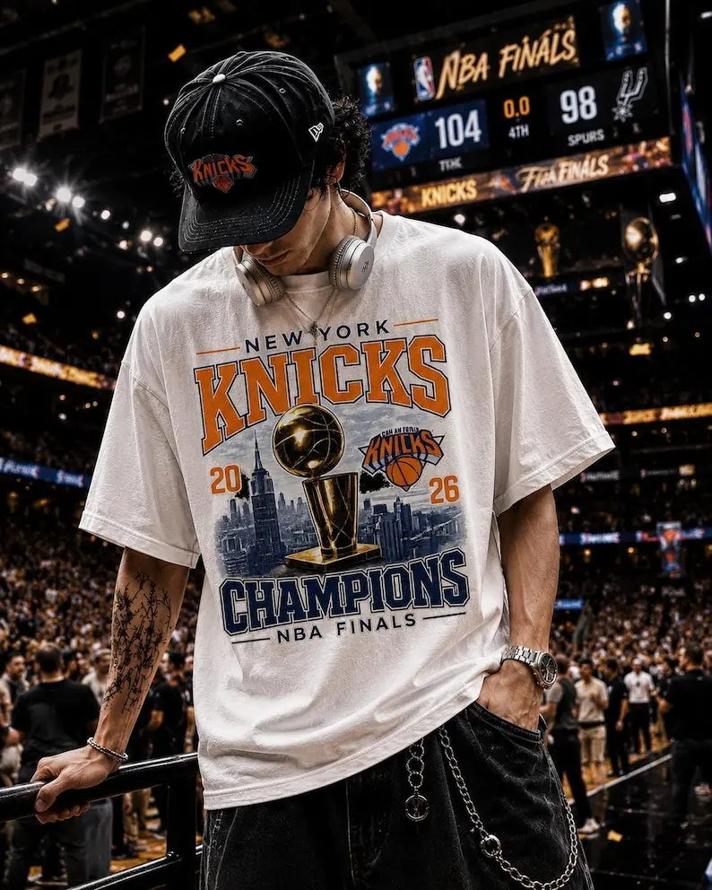 Knicks Champions Comfort Colors Shirt 2026 Basketball Finals Trophy City Skyline