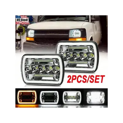 8000K LED Headlight Bulbs Hi Lo Beam Combo Kit For Chevy C1500 2500 - Foto 7