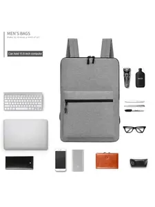 DIENQI New Ultra-thin Laptop Backpack For 14" 15.6" Laptop Man Bag Multi-use Women Men Work Bag Waterproof Business Work Small Thin Computer Backbag
