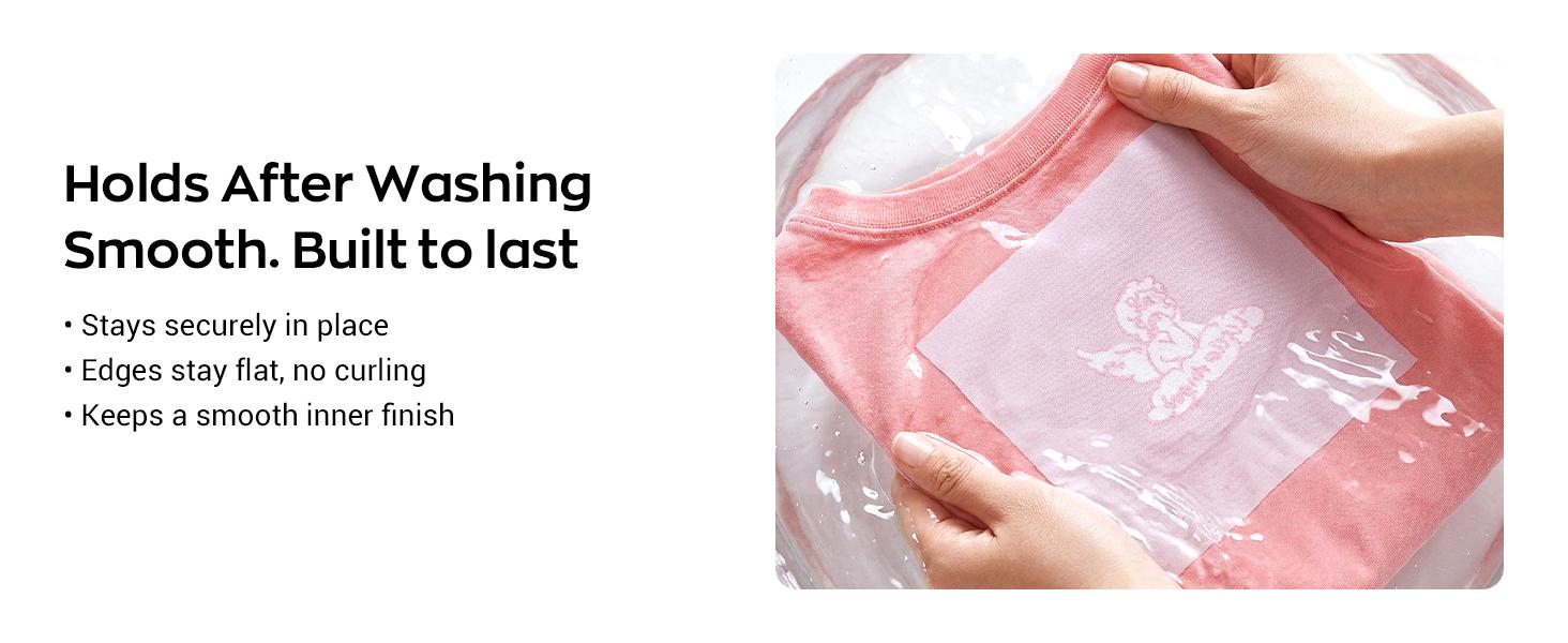 Richword Selected Soft Stitch Cover – 7" x 7" (50pcs) Heat Fusible, Skin-Friendly, Lightweight Embroidery Backing Stabilizer