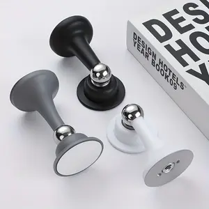 No-drill door holder new household strong magnetic door catch bathroom anti-collision silent door stopper windproof floor suction