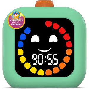 Visual Timer for Kids - Rechargeable Silent Count Up & Down Timer, 99 Min, for Classroom, Home & Therapy - Builds Focus, Independence & Calmer Routines