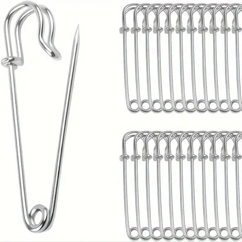 Safety Pin, 30pcs/set Large Safety Pin, Sewing Pins, Sewing Accessories And Supplies, Sewing Tools for Clothes, Quilt, Blanket, DIY Sewing Supplies for Home Use, Sewing Supplies Crafts, Sewing Products
