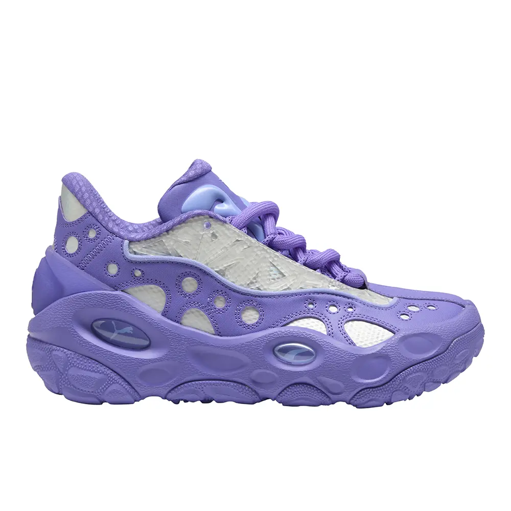 PUMA Mens La France Rnr Lace Up Sneakers Shoes Casual - Purple