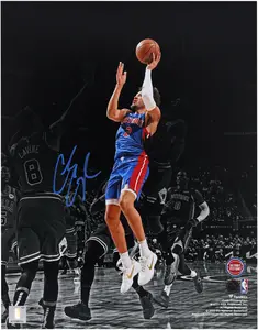 Cade Cunningham Detroit Pistons Autographed 11" x 14" From Start of Season Photograph - Fanatics Authentic Certified