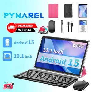 【DealsForYouDays】2026 Android 15 Tablet, All-in-1 Gift Bundle with Keyboard, Mouse, Stylus & Case, for family entertainment, Easy Setup for Family, Outdoor Fun summerwins