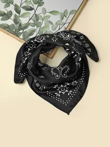 Fashion Women's Printed Scarf, Lightweight 70cm Square Scarf, Perfect for Weddings and Events, Versatile Accessory