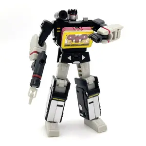 PT-04 Black Soundwave PT04 PT04B Tape G1 Mini Pocket War KO DX9 Action Figure Robot Toys Kids Gift