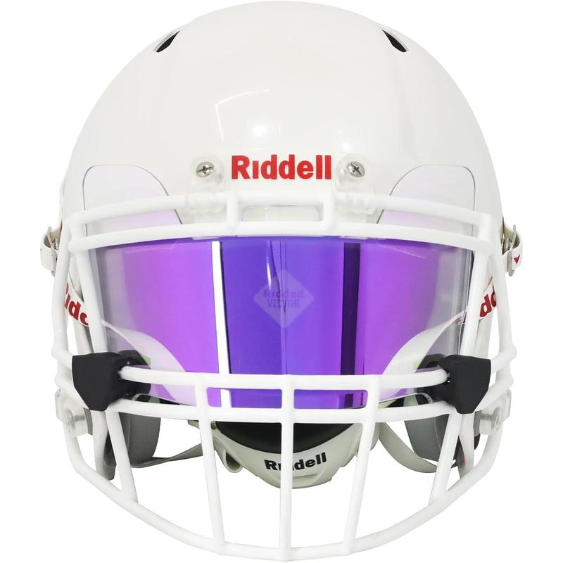 Clear football visor for adults youth eye shield with easy install football visor clips for helmet protection
