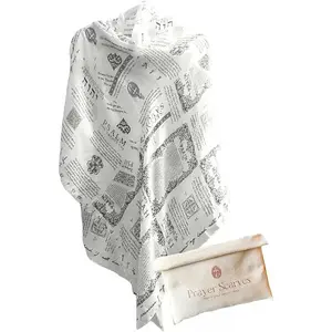 Prayer Shawl, Protection Bible Verse Prayer Scarf for Women Christian - 70x170cm - Lightweight Scarves for Festival Party Friends,  prayer  cloth