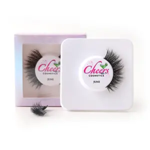 June Eyelashes - Black Cotton Eyeliner Effect Band for Realistic and Long-Lasting Eyelash Extensions Makeup Cosmetic Eyelashes Extensions