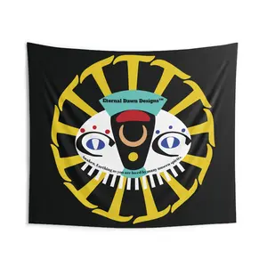 Awaken, Earthling V1 - Tapestry 104" × 88" -  Eternal Dawn Designs™ - Tapestry