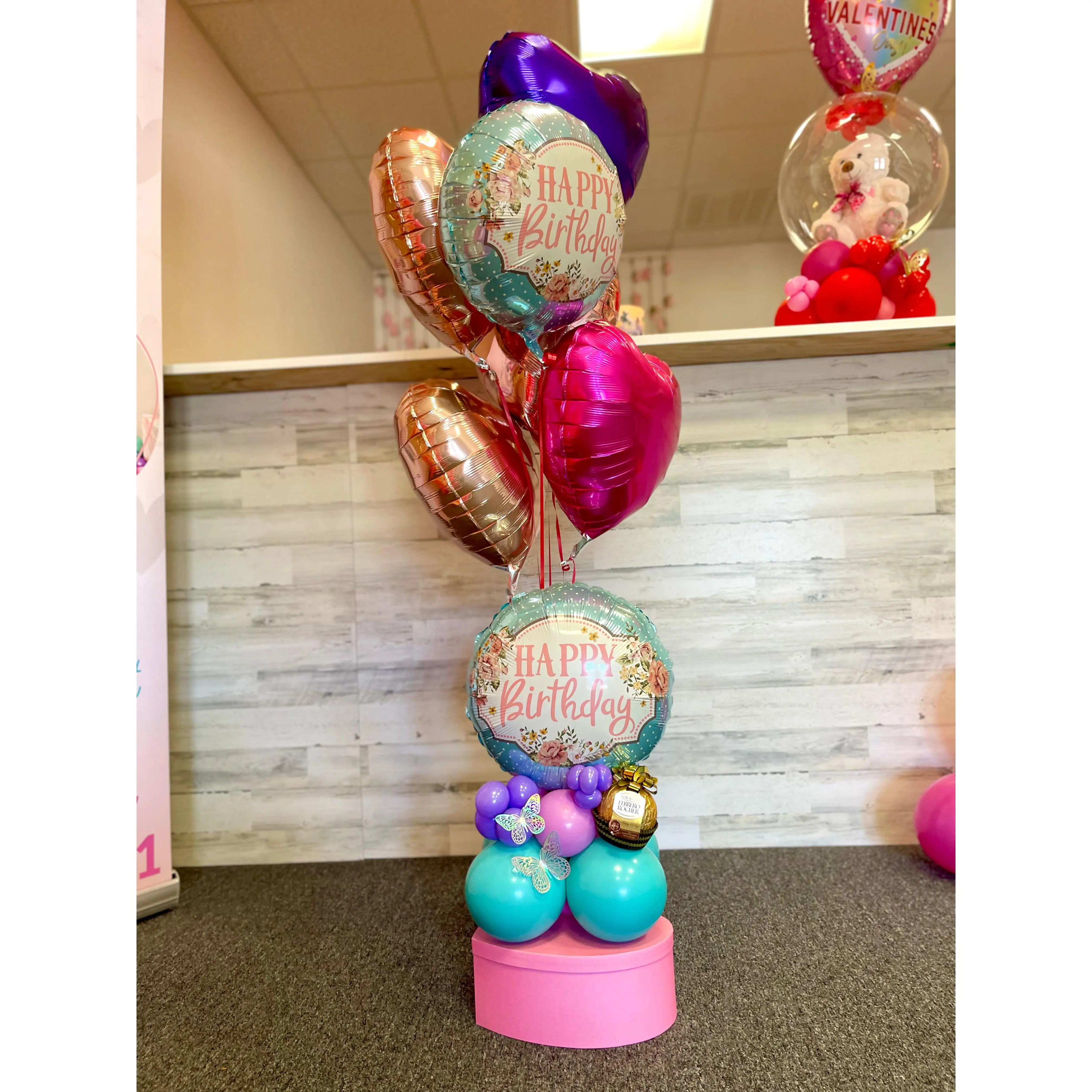 Box balloon bouquet Box balloon bouquet