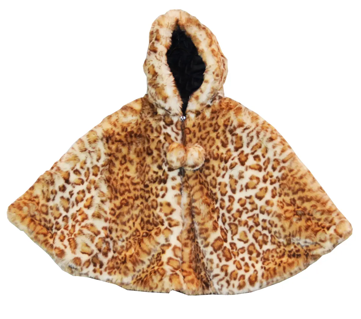212 MAIN Men's Hooded Cape - Medium, Wild Print Poncho, Menswear Special Occasion Costume Accessory with Attached Hood for Standout Style