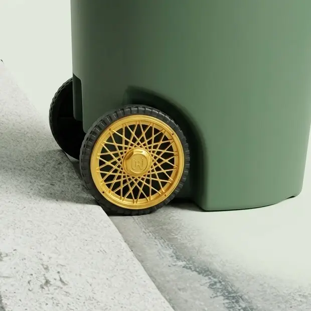 Boujee Bin Rims: Premier Gold Upgrade