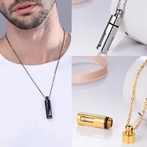 Urn Pendant Necklace for Ashes | Stainless Steel Cremation Jewelry | Hold Memories Close