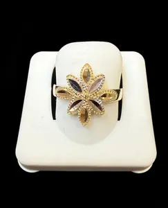 Diamond Cut Custom Ring Gold 10k