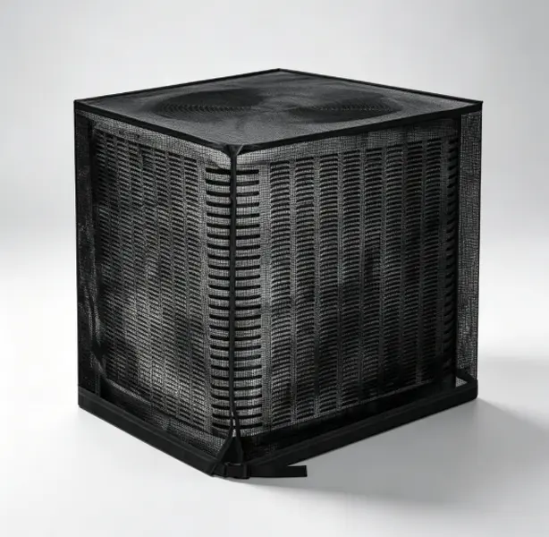 Air Conditioner Outdoor Unit Cover,UV‑Resistant,Windproof,Rainproof,Snowproof,Reinforced Elastic Strap Design,Full‑Surround Protection,Thick Fabric,Multiple Sizes for Household Outdoor AC Units