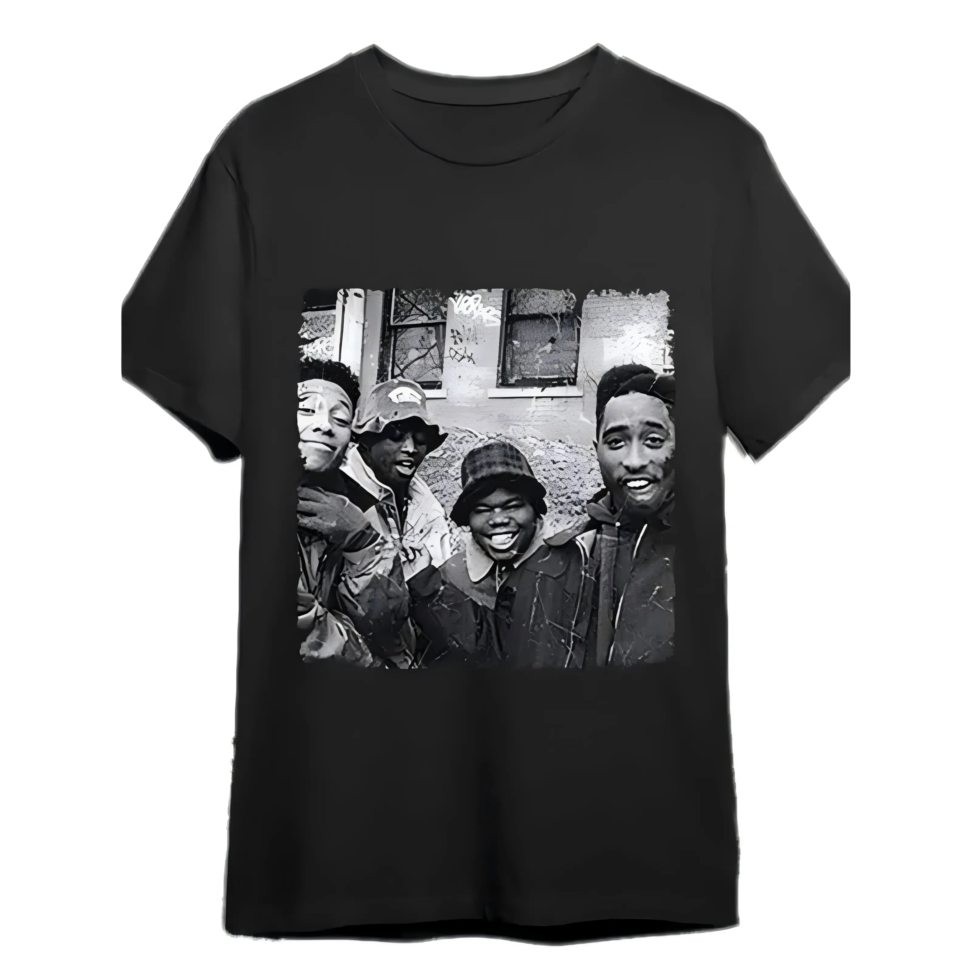 Juice 90old-JUICE 90 T-Shirt 338288 Men's Short Sleeve Printed T-Shirt Collection, Black PR