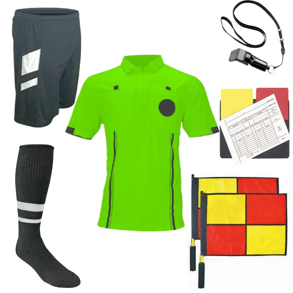 Official Professional Soccer Referee Bundle - Sports & Outdoor Clothing Set