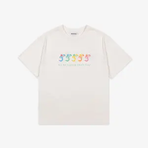 Race Service x Good Art x Up There 'Faster than you' Tee | Vintage White