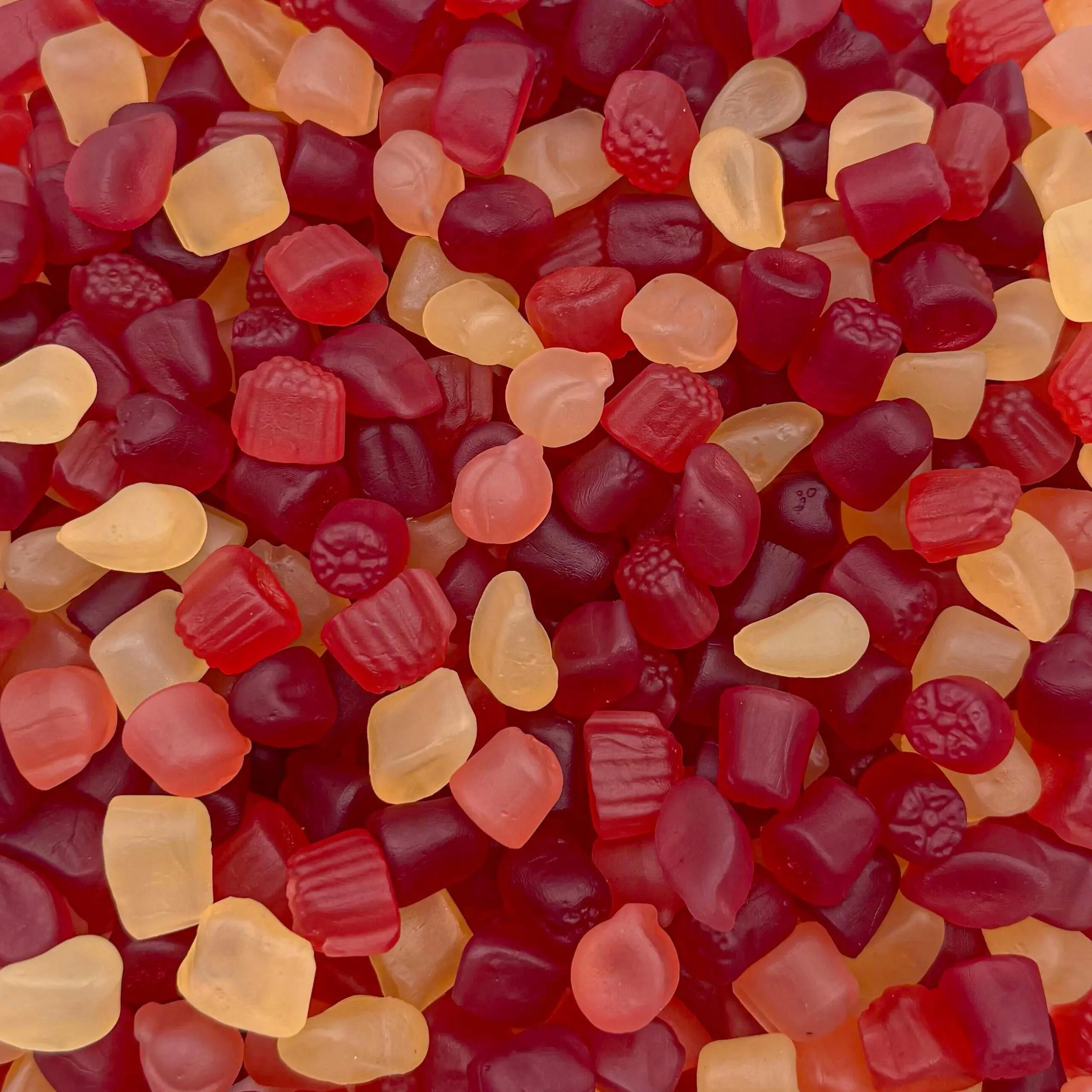 Real Fruit Super Fruit MINI Medley Gummy Candy 4.4 lb Plant Based