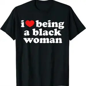 I love being black woman T-shirt-unisex cotton tee, gift ideas for man, for woman,Black-Hoodie-front Black-Sweatshirt-front